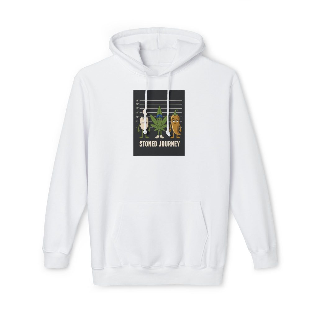 House Drop 8-5 hoodie with original Stoned Journey graphic print
