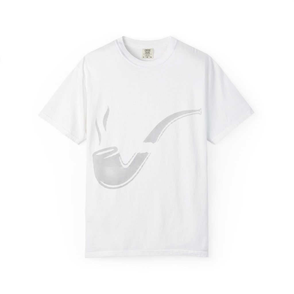 unisex Comfort Colors graphic tee featuring Wonder And Wander Pipe cannabis streetwear art