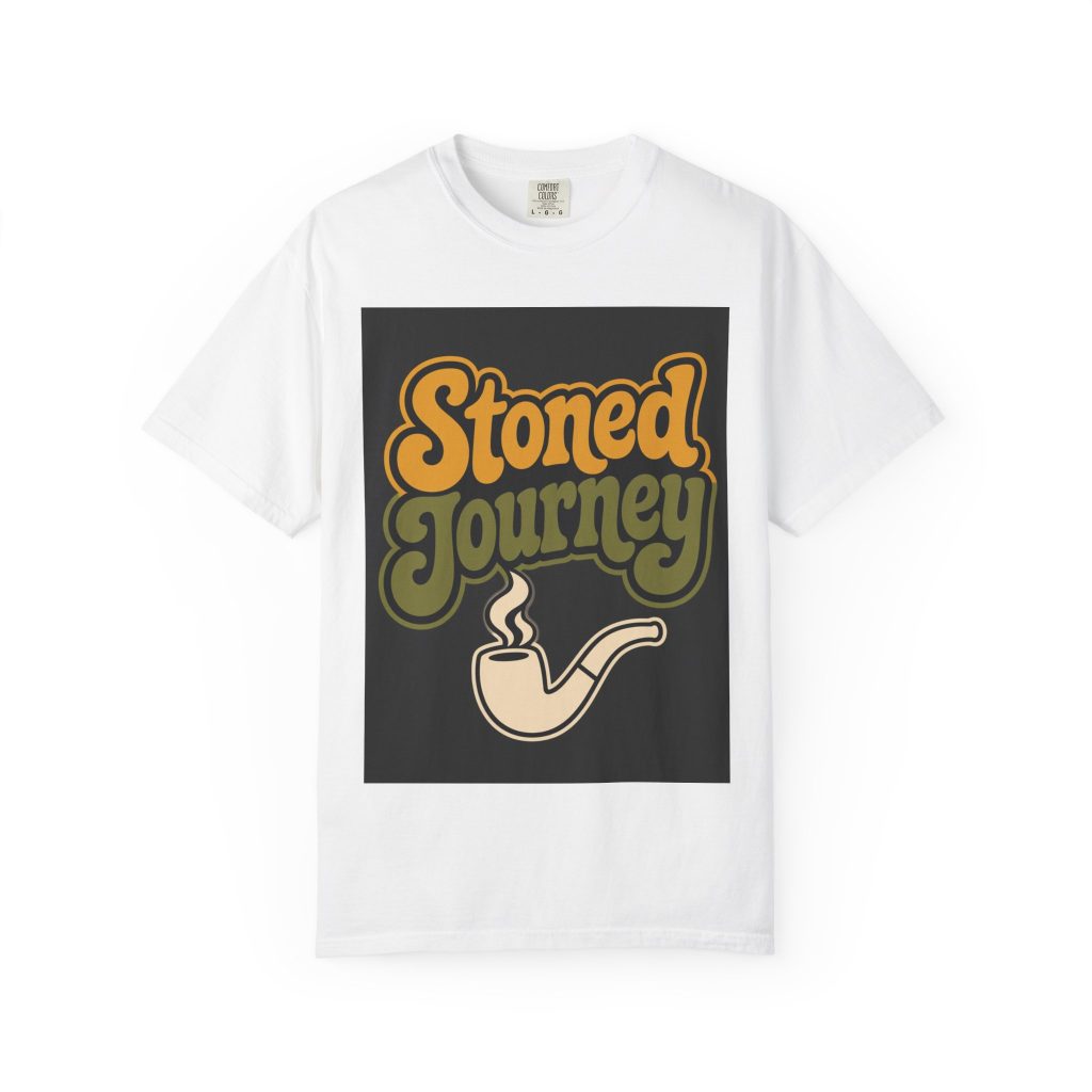 unisex Comfort Colors graphic tee featuring House Drop 10-5 cannabis streetwear art