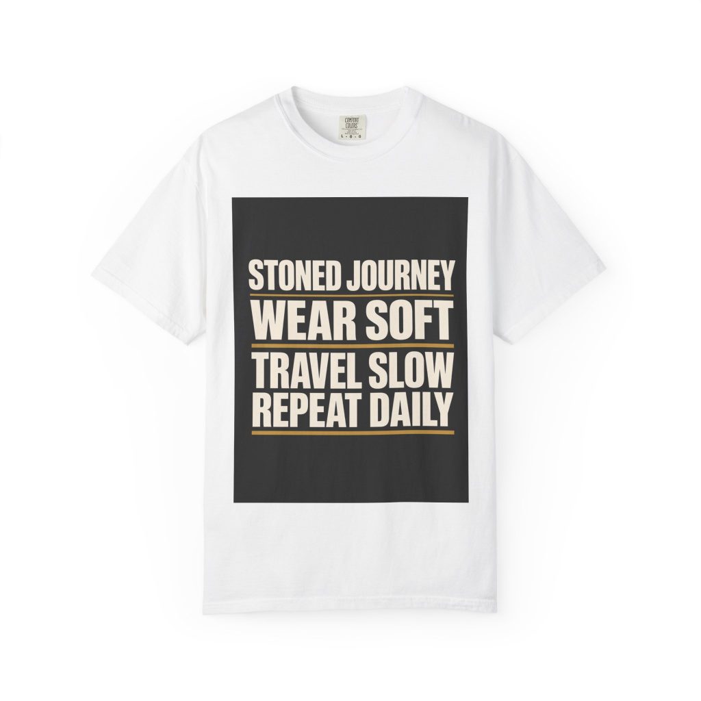 unisex Comfort Colors graphic tee featuring House Drop 20-1 cannabis streetwear art