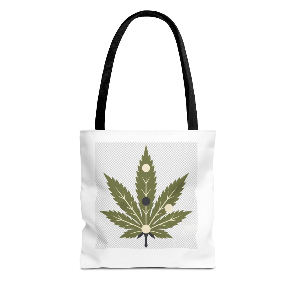 House Drop 15-4 canvas tote bag with Stoned Journey graphic