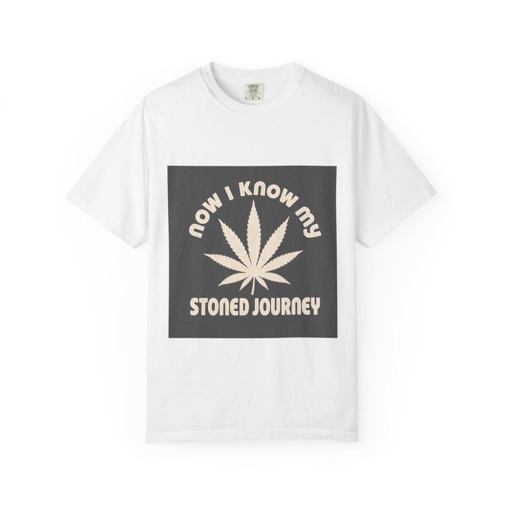 unisex Comfort Colors graphic tee featuring House Drop 9-1 cannabis streetwear art