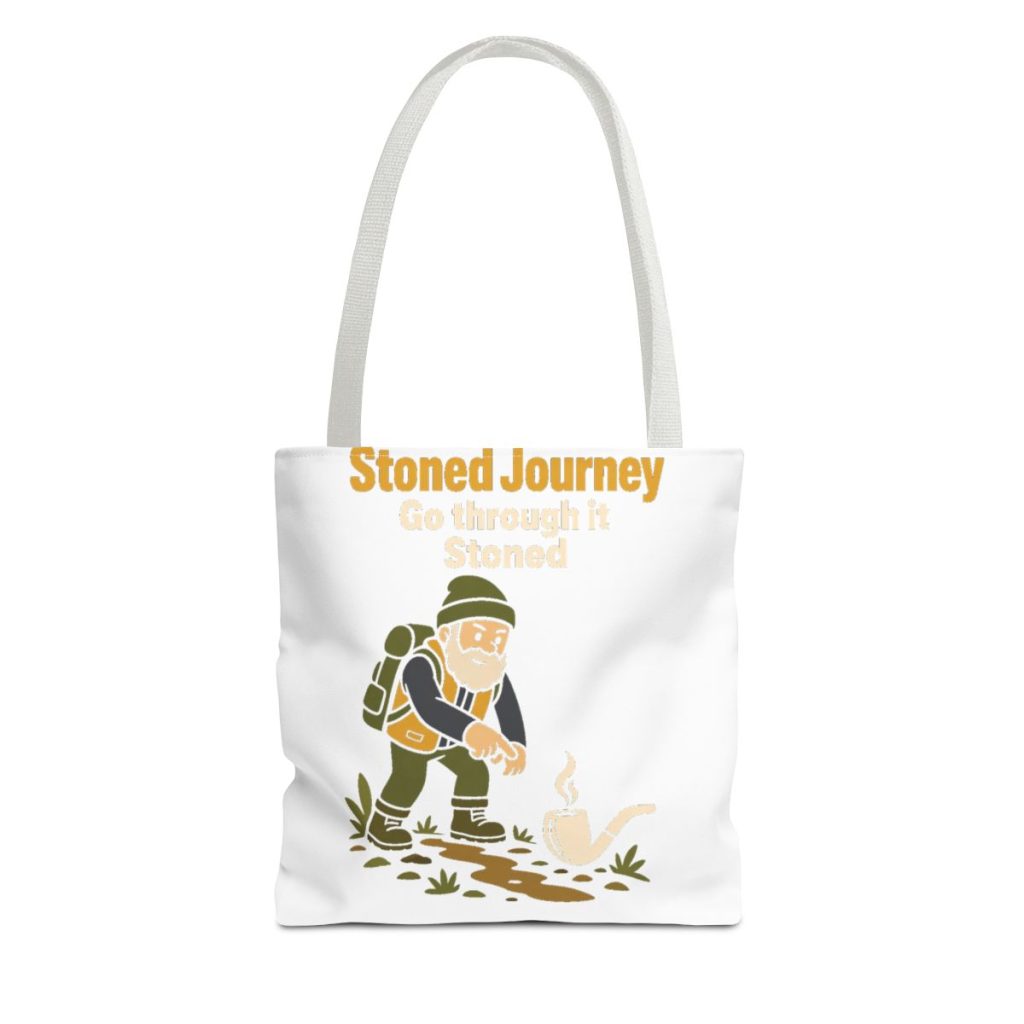 Go Through It Stoned Explorer Canvas Tote