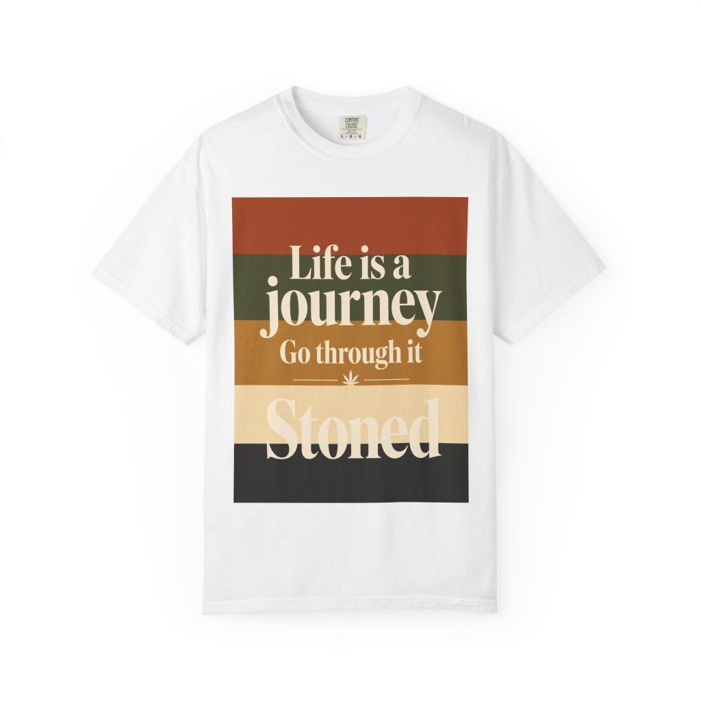 Stoned Journey src-19 v2 Garment-Dyed Tee