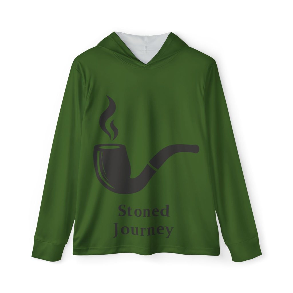 Hoodie — 'Stoned Journey' Pipe Graphic Men's Sports Warmup Hoodie